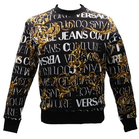 versace felpa gue pequeno|Felpe Versace Jeans Couture per uomo .